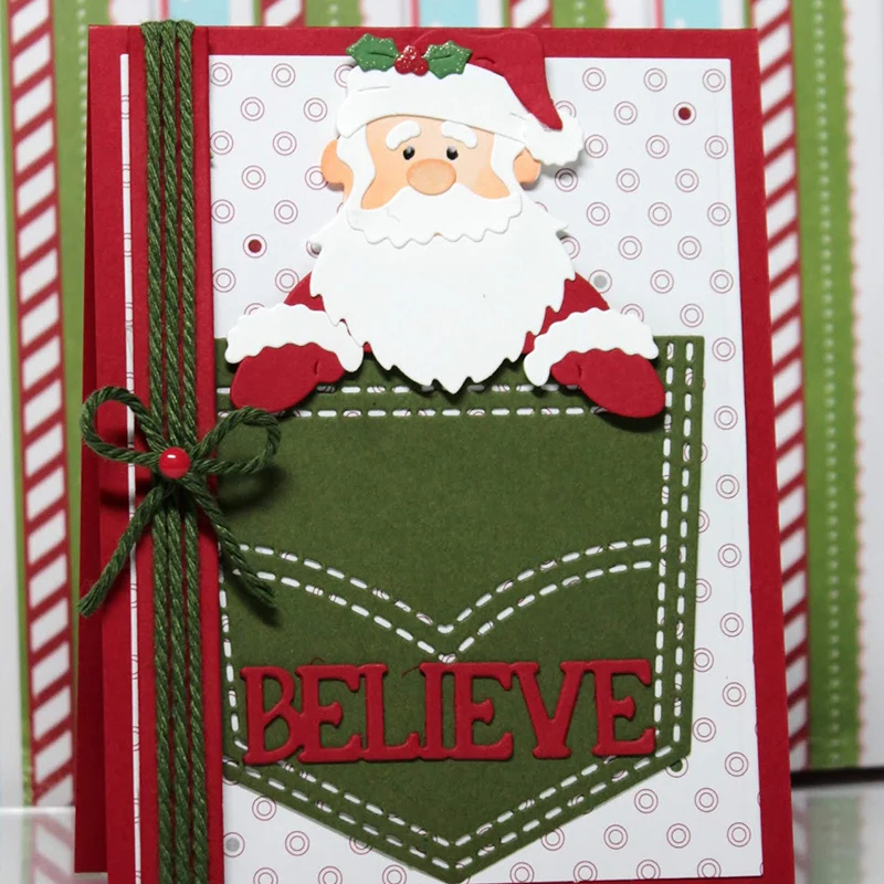

Unique Pail Christmas Decoration Metal Cutting Dies for DIY Scrapbooking Album Embossing Paper Cards Making Crafts Supplies 2019