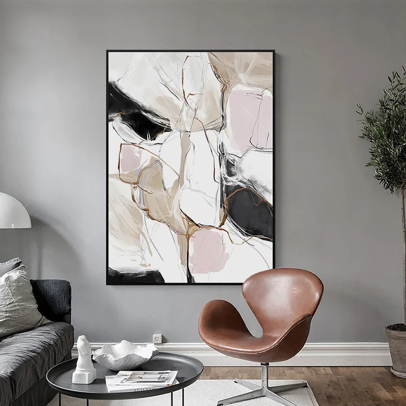 Modern-Abstract-Beautiful-Colorful-pink-Canvas-Painting-Wall-Art-for-living-room-Nordic-Print-Scandi (2)