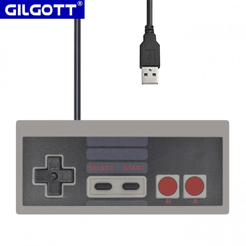 USB-контроллер для ПК NES ручка компьютерных видеоигр Ретро USB геймпад джойстик