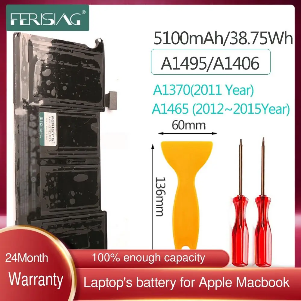 Новый аккумулятор для ноутбуков Apple MacBook Air 11 дюймов A1465 ( 2012 ~ 2015 ) A1370 Mid 2011 замена