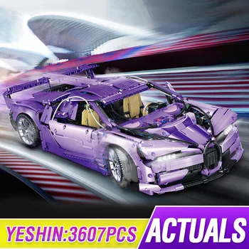 

Lepinblocks Bugattied Chiron Racing Car 20086 Compatible with lepining building Blocks Technic Series Model Bricks 42083 Toys