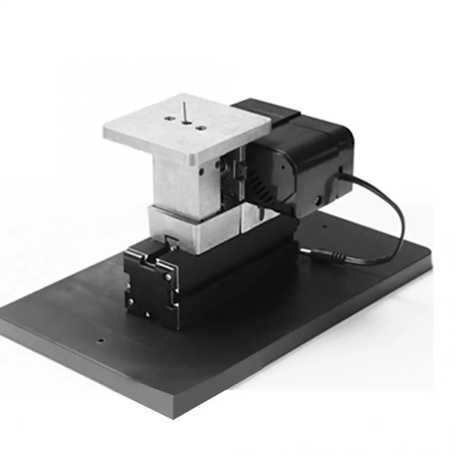 8 in 1 Mini Lathe Z8000M 24W 20000rpm Metal Lathe Machine DIY Lathe Kit 110-240V US Power Cord