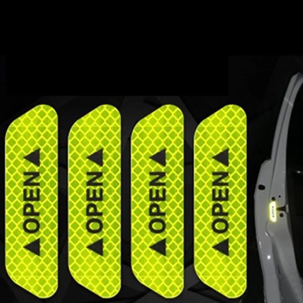 4 шт. Автомобильная наклейка против столкновений автомобильная открытая