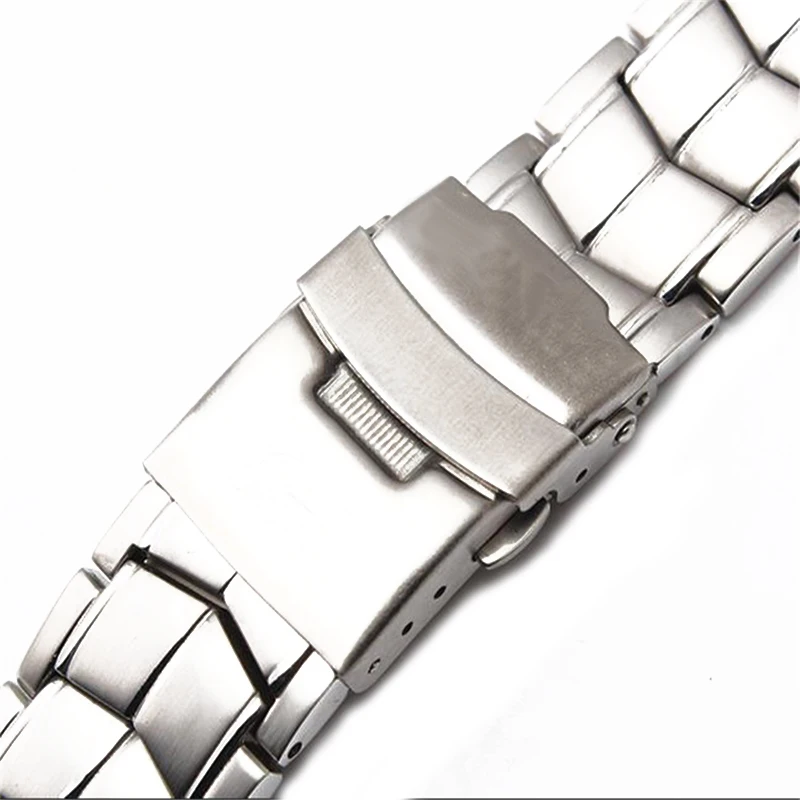 Accessories stainless steel strap men's for Casio ef-550 500 312 539 524 534 501 543 527 563 sports waterproof strap watch band