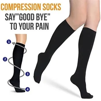 

1 Pair Women Men Socks Unisex Compression Long Socks Women Men Pure Color Comfortable Leg Sock Sports Breathable Sox calcetines