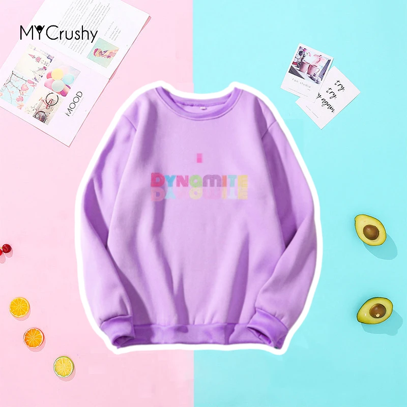 New Women Men Clothes Hoodie Crewneck Sweatshirt Kpop Merch Album Dynamite Bangtan Boys Rm Jin Suga Jhope Jimin V Jungkook Hoodies Sweatshirts Aliexpress