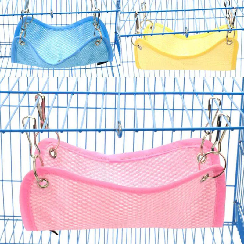 Летний гамак для хомяка с попугаем дышащий качающийся коврик клетка аксессуары