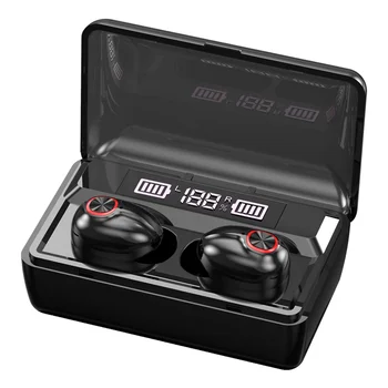 

Mini T15 TWS Bluetooth 5.0 Earphones Wireless 9D Hifi Stereo Sports Earbud Waterproof Wireless Earphone Headset Microphone