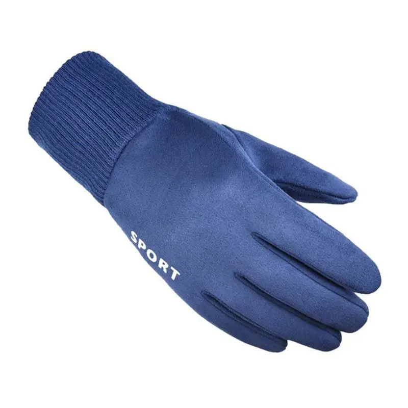 Зимние перчатки для велоспорта, перчатки для сенсорного экрана, теплые перчатки для работы с сенсорным экраном, походные перчатки, очень теплые велосипедные перчатки - Цвет: L
