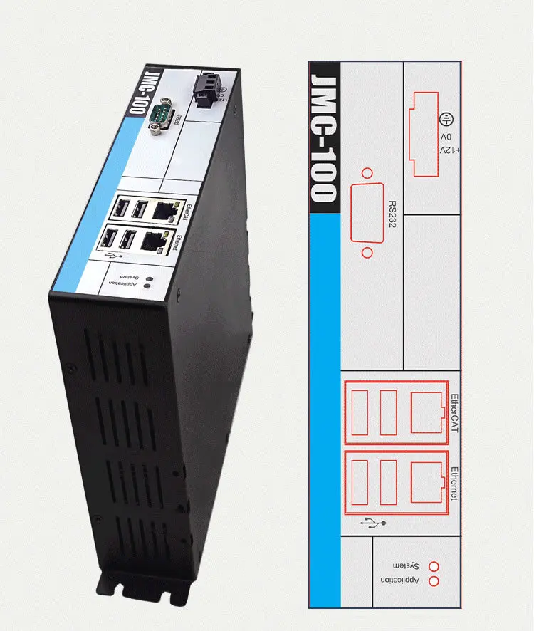 JMC EtherCAT главный контроллер шины контроллер движения PLC контроллер IO. AI. AO, I0 модуль-аналоговый вход и выход AI+ AO