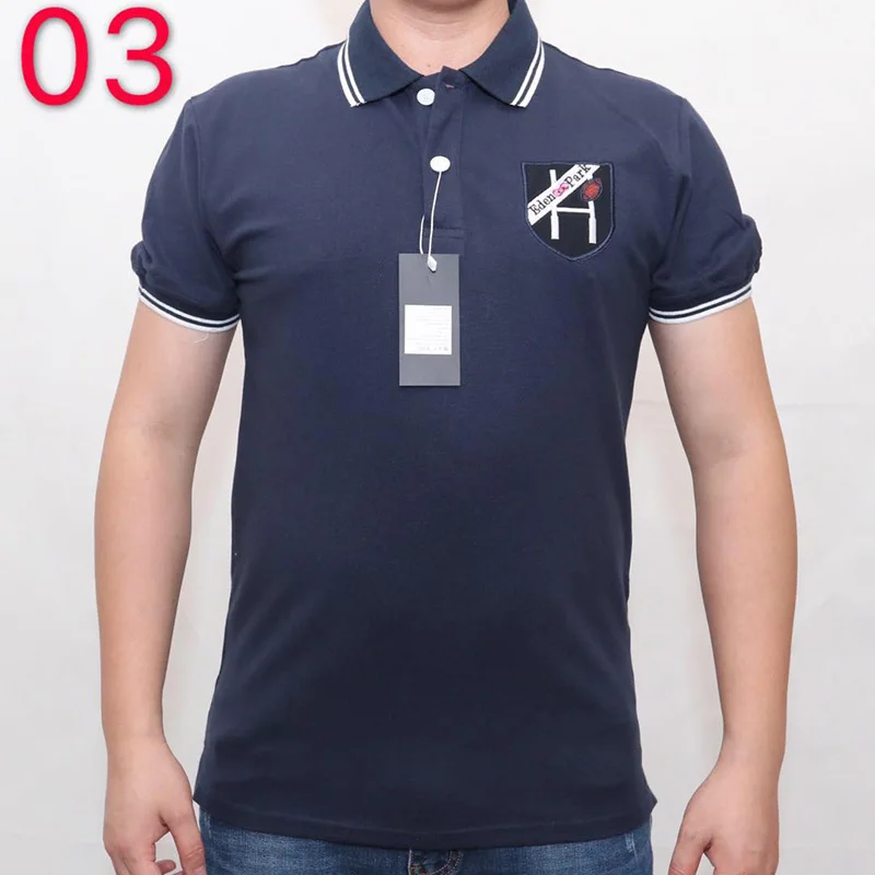 Hombre eden park Топ для мужчин короткий рукав Повседневная регби рубашка camisa вышитые eden park поло мужская