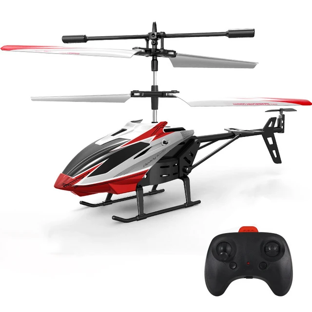 Remote Control Helicopter 2.5 CH RC Helicopter with LED Light Mini Quadcopter Built-in Gyro Flying Toys for Kids