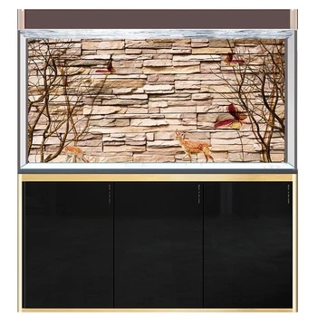 

[JX-9916] Fish Tank Background HD Natural Series Aquarium Sticker Mural Decoration Painting Pattern Size Can Be Customized