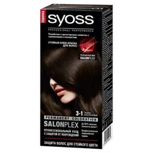 Крем краска для волос Syoss, № 3-1 Темно каштановый