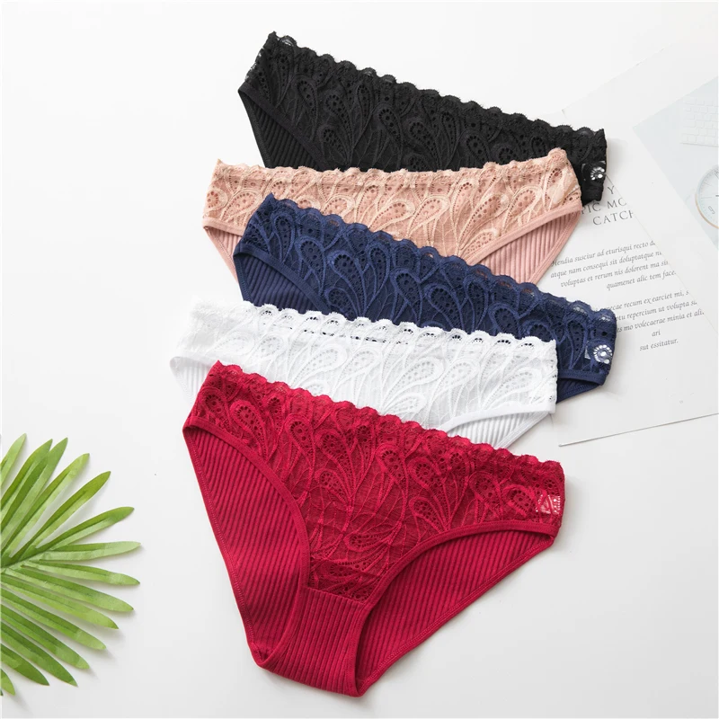 Culote de algodón unids/lote las mujeres de confort interior de la piel amistosa escritos mujeres Sexy Low Rise Panty ropa interior|Bragas para mujer| - AliExpress