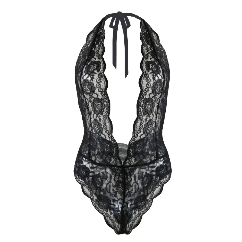 Plus size Lace Lingerie Women Open Crotch Underwear Costumes Teddy Corset women underwear sexy lingerie