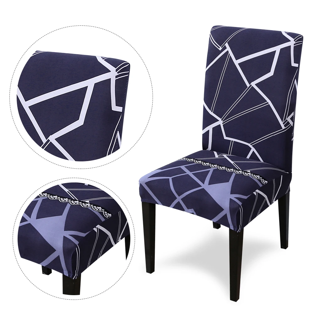 Printing Anti-dirty Removable Chair Cover Elastic Seat Chair Covers Painting Slipcovers Wedding Restaurant Banquet Hotel Hot