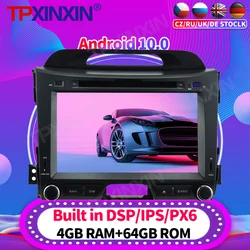 Radio con GPS para coche, reproductor Multimedia con Android 10, 2DIN, dvd, para KIA Sportage 2010 2016