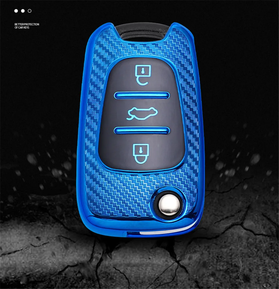 Cover chiave telecomando per Hyundai I30 IX25 Creta IX35 HB20 Solaris Elantra Accent per Kia K2 K5 Rio - Hb1965cf06b76418091a251d375567b62l