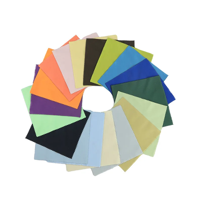 100Pc Soft Eyewear Cleaning Cloth 13*13cm Microfiber Cleaner Cloth for Camera Glasses Eyeglass