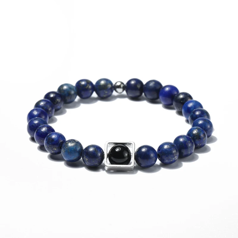 

Fashion natural lapis lazuli Simple men Bracelets beads bracelet for jewelry gift
