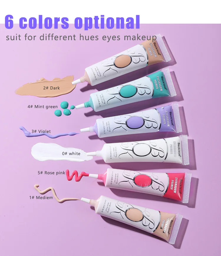 Professional 6 Colors Eye Shadow Primer Eyes Primer Concealer Base Eyes Makeup Foundation Cream Moisturizing Oil Control TSLM1