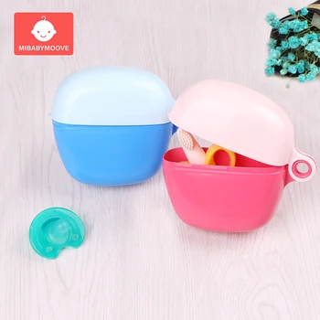 

Baby Pacifier Box Portable Cute Nipple Storage Box Travel Case Baby Soother Teether Container Holder Baby Pacifier Snack Boxes