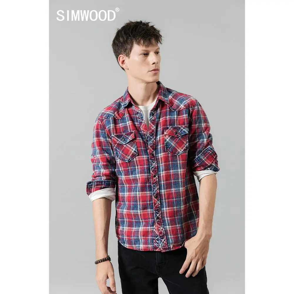 checked shirts for men