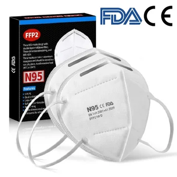

10-200PCS Face Mask Dustproof Anti-fog Breathable Mouth Face Masks for Filter 99% Dust Spit Face Shield Mascarillas with 6-Layer