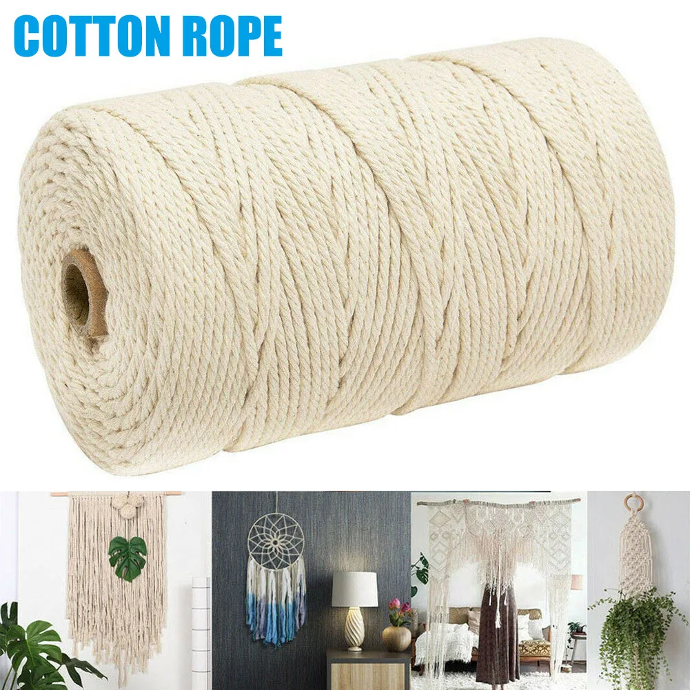 

DIY Macrame Cotton Cord String Strong for Wall Hanging Decoration Crafts Handmade HSJ-19