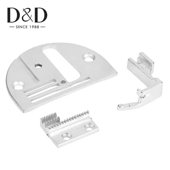 

3pcs Sewing Machine Presser Foot Sewing Needle Plate Presser Foot Kit Set for Industrial Sewing Machine DIY Sewing Accessories