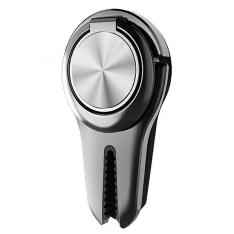 

Multipurpose Mobile Phone Bracket Rotating Ring Holder Car Vent Clip Phone Mount JA55