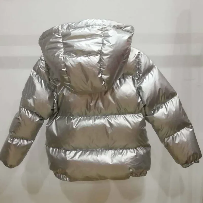Down Jacket Children's Winter New Boys and Girls Thicker and Warmer Short Hooded Casual Coats