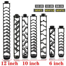 Алюминий 12 &quot10&quot 6 &quotРасширение спираль 1/2 20 28 5/8 24 M14 * 1 1L