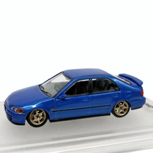 INNO 1: 64 Honda Civic FERIO EG9 игрушечный автомобиль из голубого сплава игрушки для детей литая под давлением модель автомобиля подарок на день рождения