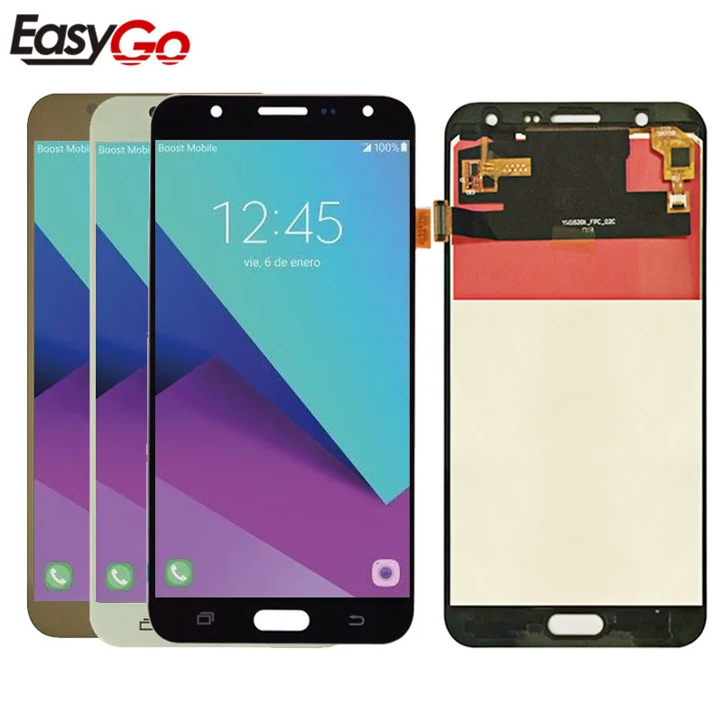 

5.5 inch For Samsung Galaxy J7 2015 J700 J700F LCD Display With Touch Screen Digitizer + Adjust Brightness Free Shipping