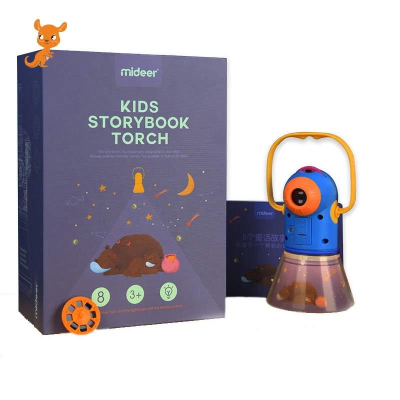 

Portable Projector Light storybook Torch Toys Tales Book Set Baby Mini Theater Developmental Games Lantern Starry Sky Sleep Lamp