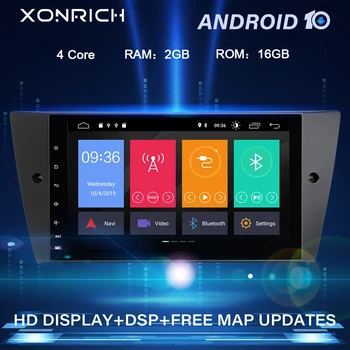

Xonrich 1 Din Android 10 Car Radio Multimedia DVD Player For BMW E90/E91/E92/E93 3 Series GPS Navigation stereo Audio head unit