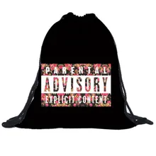 Милый 3D мешок с кулиской с принтом школьный плавательный путешествия для взрослых детей спортивный рюкзак школьные сумки для девочек-подростков& 7