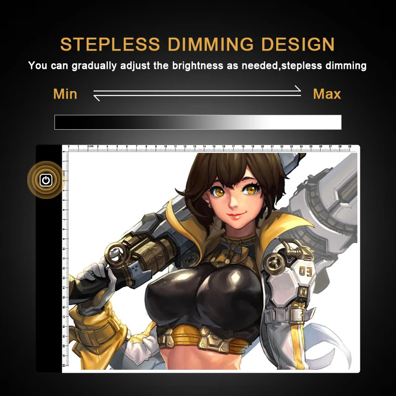 Elice A4 LED Light Box Digital Graphic Tablet Drawing Writing Tracing Copy Pad Work Board With Diamond painting Tool - Image 4