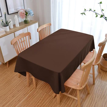 

Waterproof Canvas Tablecloth Cover Towel Cloth Hotel Solid Color Waterproof Tablecloth Wedding Banquet Table Decoration