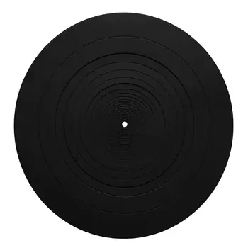 

Anti-vibration Silicone Pad Rubber LP Antislip Mat for Phonograph Turntable Vinyl Record Players Accessories