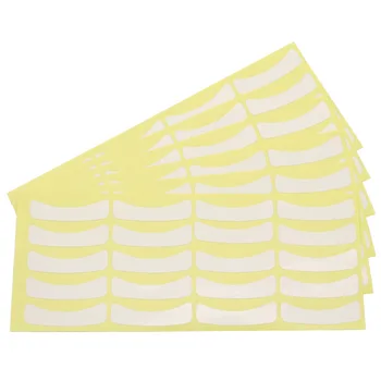 

100 pairs Grafting eyelashes green adhesive isolation paper beauty tool grafting isolation upper and lower eyelashes eye patch