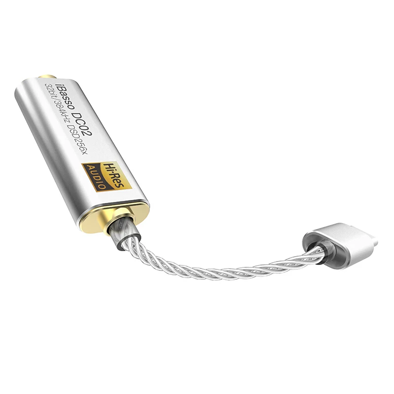 Portable Amplifier for iBasso Headphone Adapter DC01 DC02 USB DAC for Android Phone PC Tablets 2 5mm 3 5mm HiFi HiRes