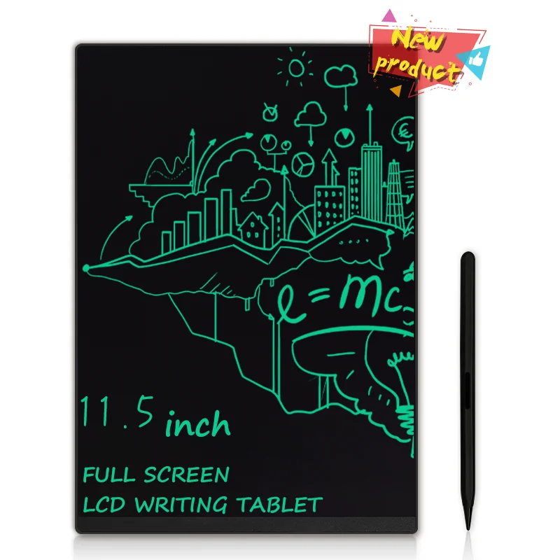 11.5 Inch Ultrathin Full Screen LCD Writing Tablet Built-in Magnets Innovative Graphic Drawing Pad Memo Boards for Work and Home