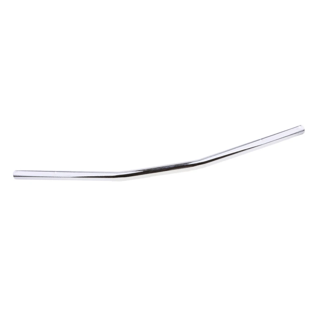 Silver Motorcycle Handlebar 22MM Steel Drag Straight Bar Cruiser Cafe Racer