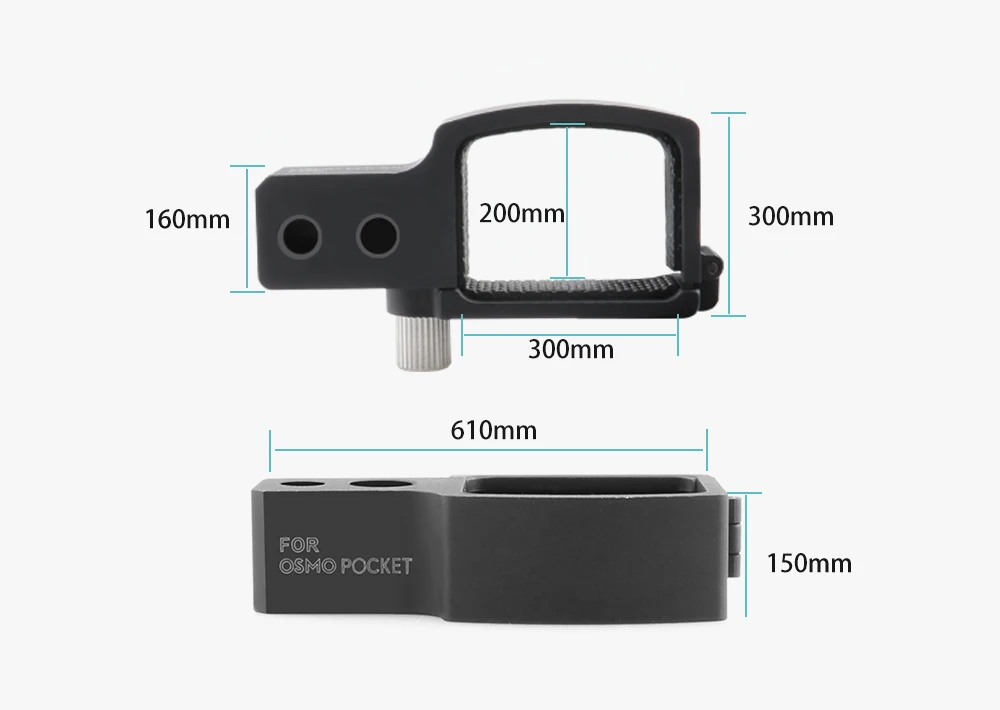 Для DJI OSMO карманные аксессуары комплект адаптер держатель зажим палка для селфи штатив расширительный комплект Gimbal Vamson OPS04
