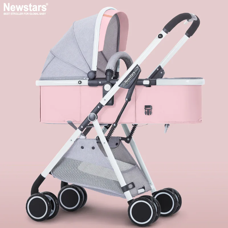 Армейский зеленый IIILOVEBABY 3 в 1 детская прогулочная коляска, легкая складная четырехколесная коляска для детей 0-36 месяцев, модная детская коляска - Цвет: Армейский зеленый