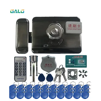 

Electric lock & gate lock Access Control system Electronic integrated RFID Door Rim lock with ID reader 125khz