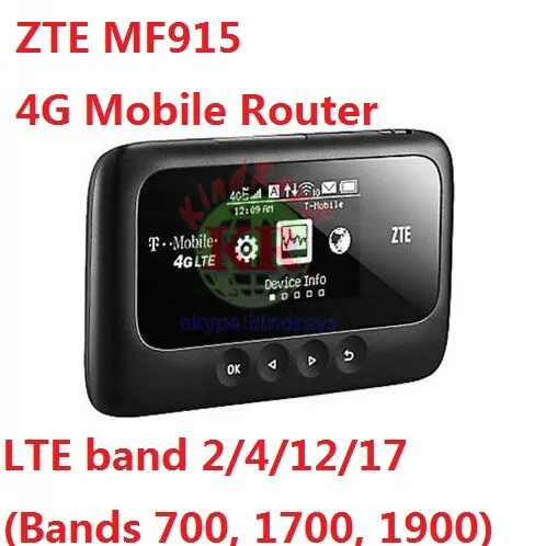 Бывший в употреблении разблокированный ZTE MF915 Z915 4G Мобильный широкополосный Wi-Fi